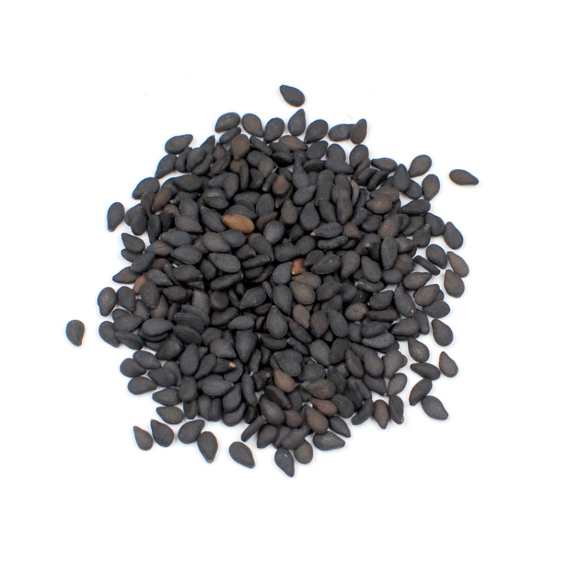 spices black sesame seeds